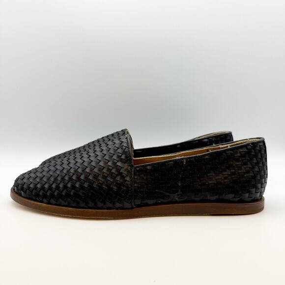 Nisolo Alejandro Mens Woven Slip-on Loafer US 10 Black Leather NIB - Picture 7 of 10